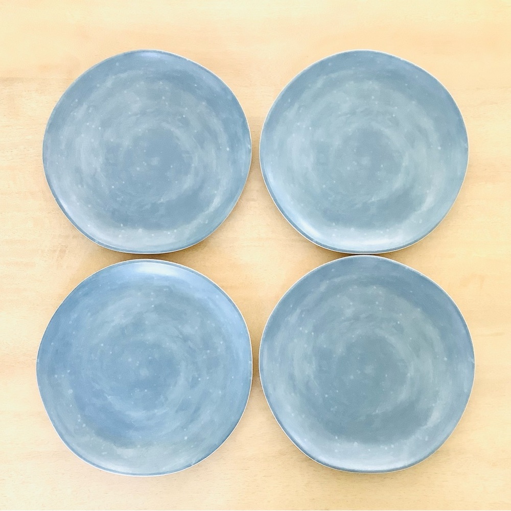 4 Threshold Melamine Bamboo Dinner Plates